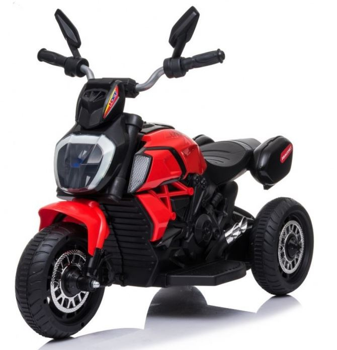 Dětská elektrická motorka Fast Tourist červená
