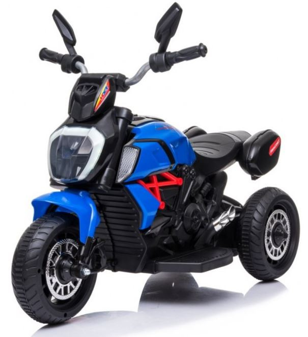 Dětská elektrická motorka Fast Tourist modrá
