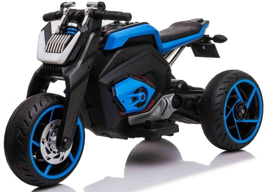 Dětská elektrická motorka Future modrá