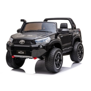 Dětské elektrické autíčko Toyota Hilux 4x4 lakované černé