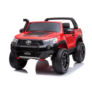Dětské elektrické autíčko Toyota Hilux 4x4 lakované červené