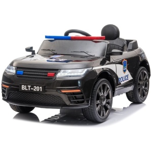Dětské elektrické autíčko Police černé