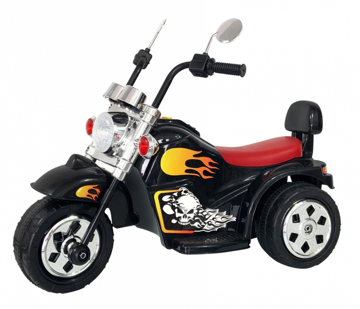 Dětská elektrická motorka Hot Chopper černá