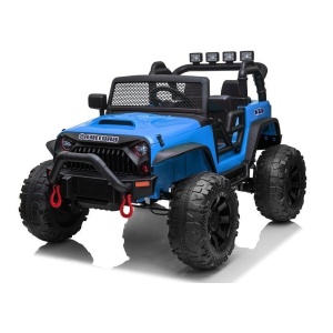 Elektrické autíčko Jeep Brothers 24V 2x200W lakované modré