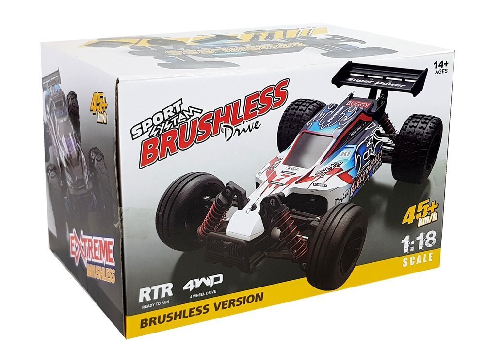 Závodní auto na dálkové ovládání 1:18 Žlutá ENOZE Rychlost 45 km/h RC