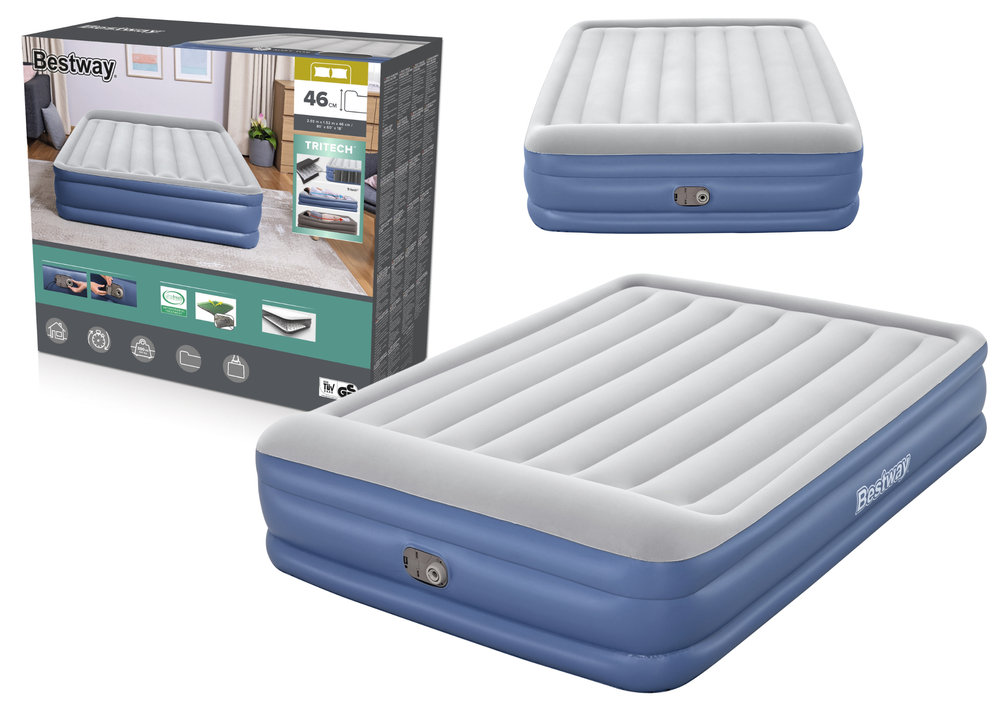 Nafukovací matrace s pumpičkou Bestway 203 x 152 x 46 cm