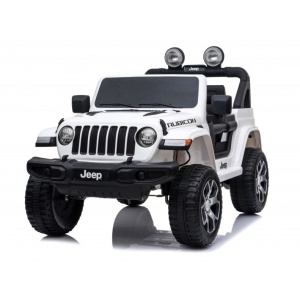 Elektrické autíčko Jeep Wrangler Rubicon 4x4 bílé