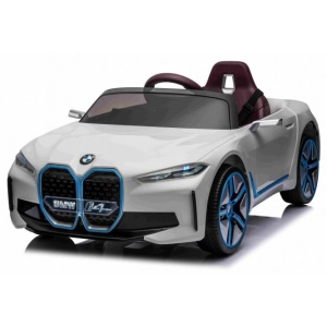 Elektrické autíčko BMW i4 bílé