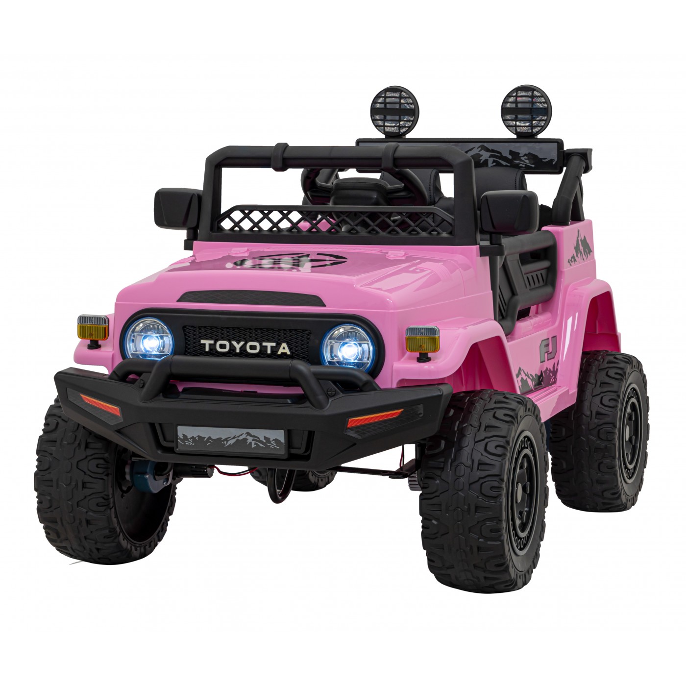 Elektrické autíčko Toyota FJ Cruiser 4x4 růžové