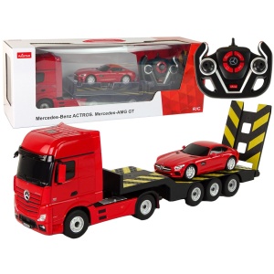 Nákladní auto Mercedes na dálkové ovládání RC 1:26 červené