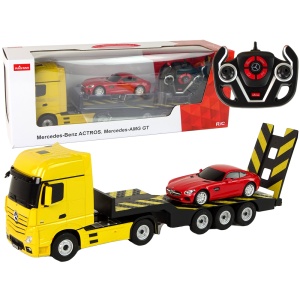 RASTAR Auto na dálkové ovládání RC Mercedes Benz Actros Rastar 1:26 žluté
