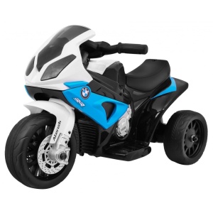 Dětská elektrická motorka BMW S1000RR tříkolka modrá