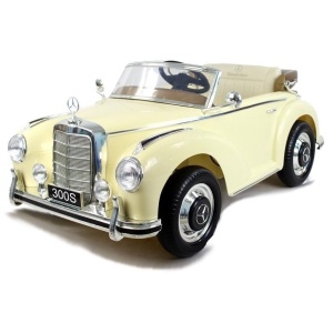 Elektrické autíčko Mercedes Benz 300S béžové