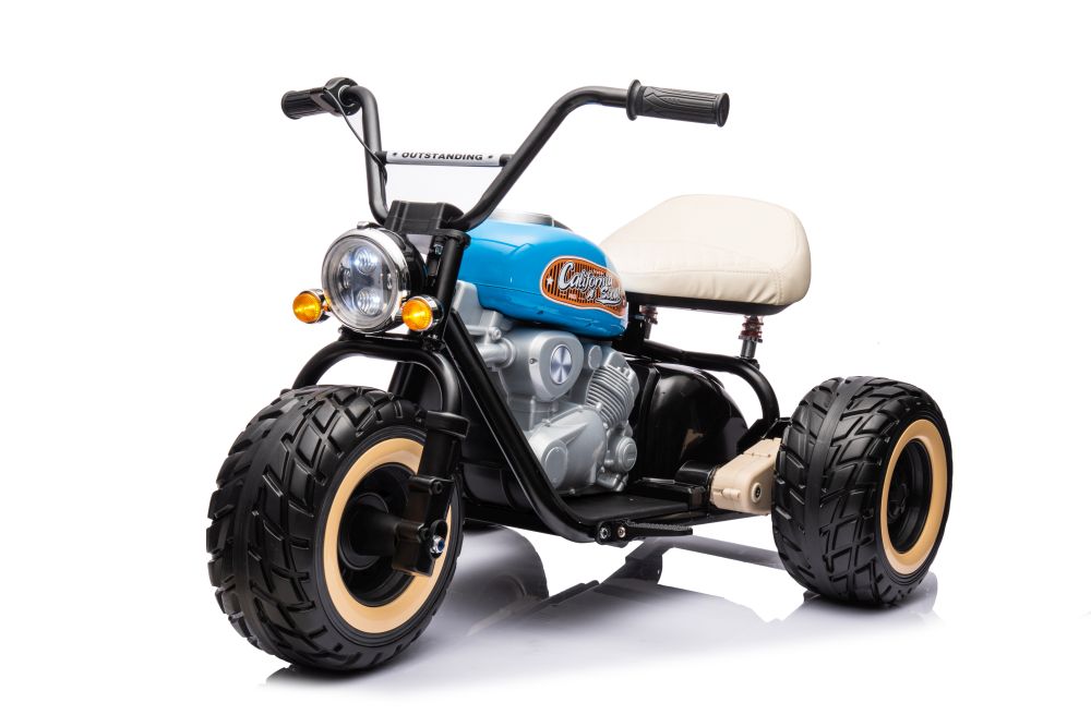 Dětská elektrická motorka LL6688 24V 2x800W modrá