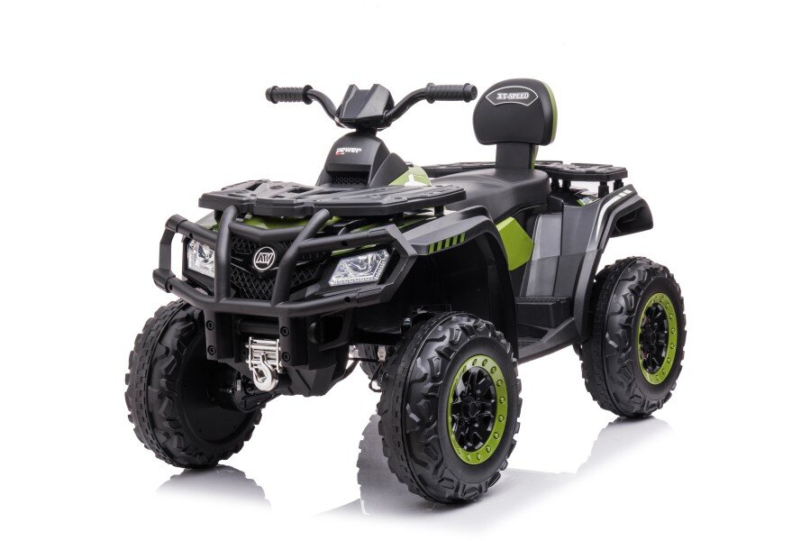 Dětská elektrická čtyřkolka S615 24V zelená