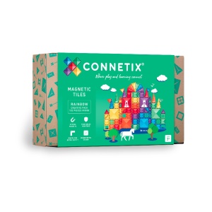 Connetix Connetix Tiles - Magnetická Stavebnice Duhová XL 102 ks