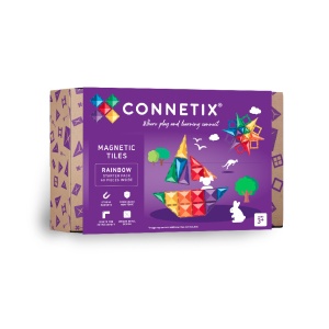 Connetix Connetix Tiles - Magnetická Stavebnice Duhová Startovací Sada 60 ks