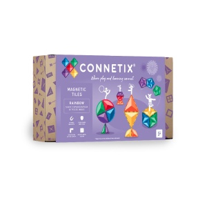 Connetix Connetix Tiles - Magnetická Stavebnice Duhová Rozšiřující Sada 36 ks
