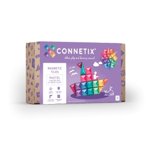 Connetix Connetix Tiles - Magnetická Stavebnice Pastelová Startovací Sada 64 ks