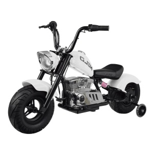 Dětská elektrická motorka Chopper 24V bílá