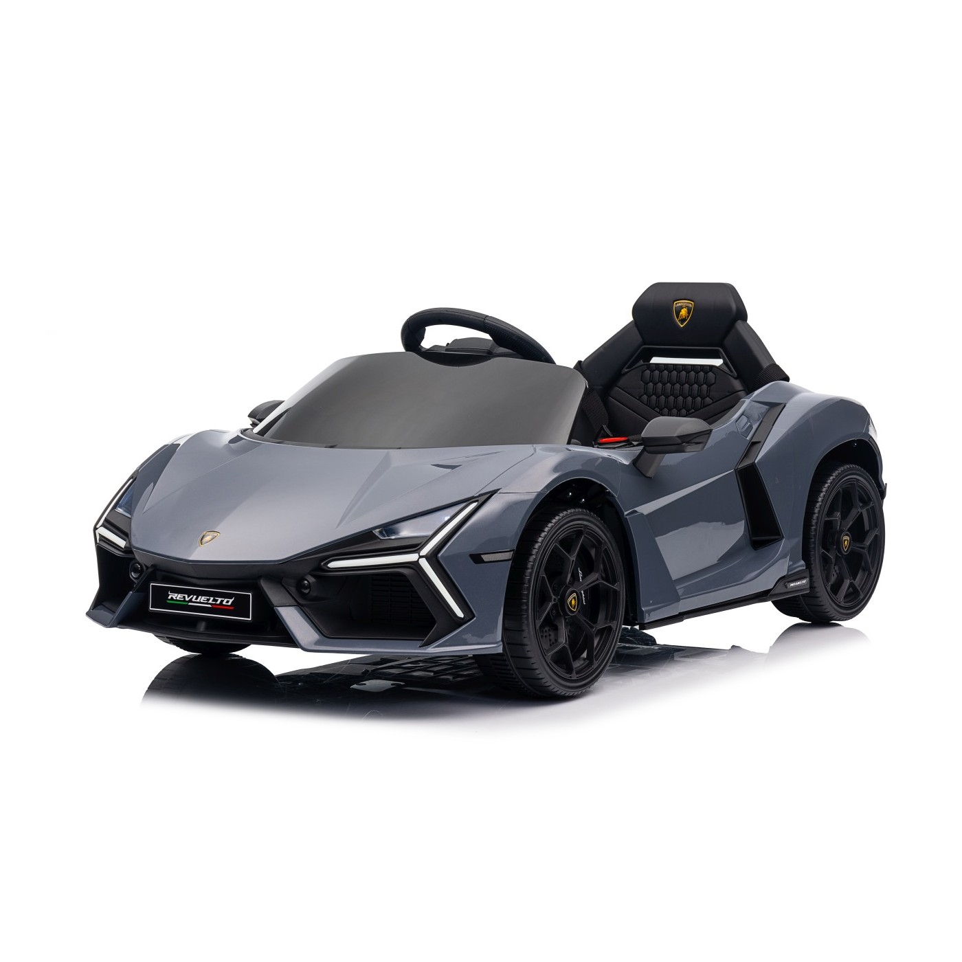 Dětské elektrické autíčko Lamborghini Revuelto šedé