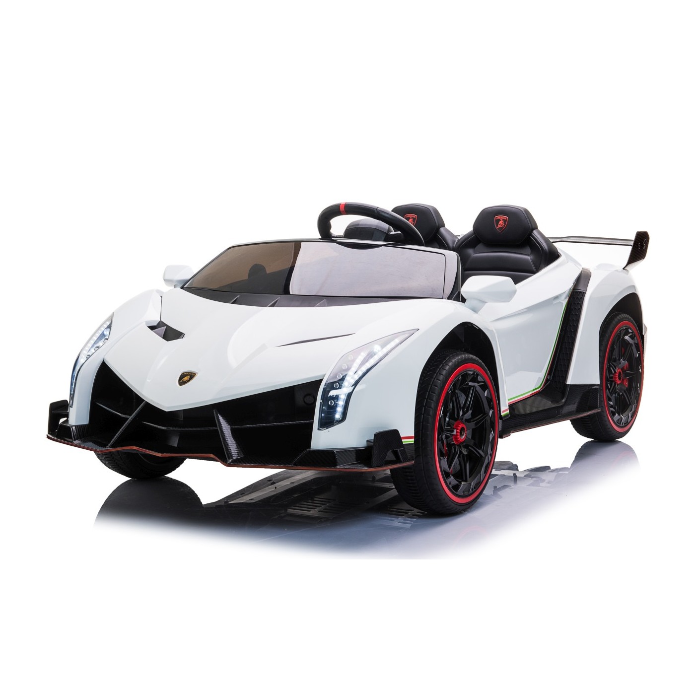 Elektrické autíčko Lamborghini Veneno 4x4 bílé