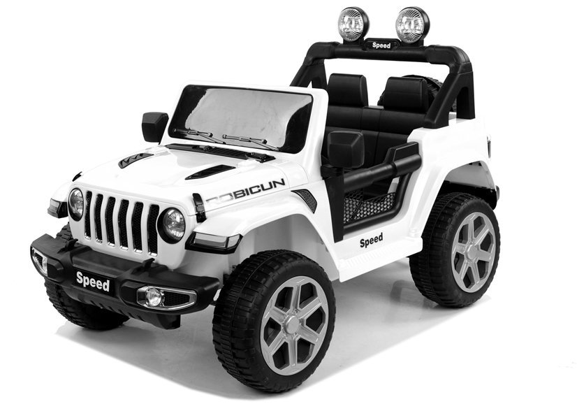 Elektrické autíčko SPEED 4x4 bílé | 180W | EVA | LED | 2