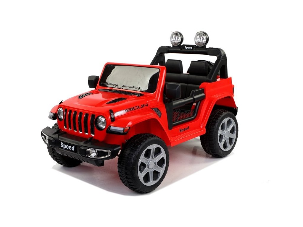 Elektrické autíčko SPEED 4x4 červené | 180W | EVA | LED | 2