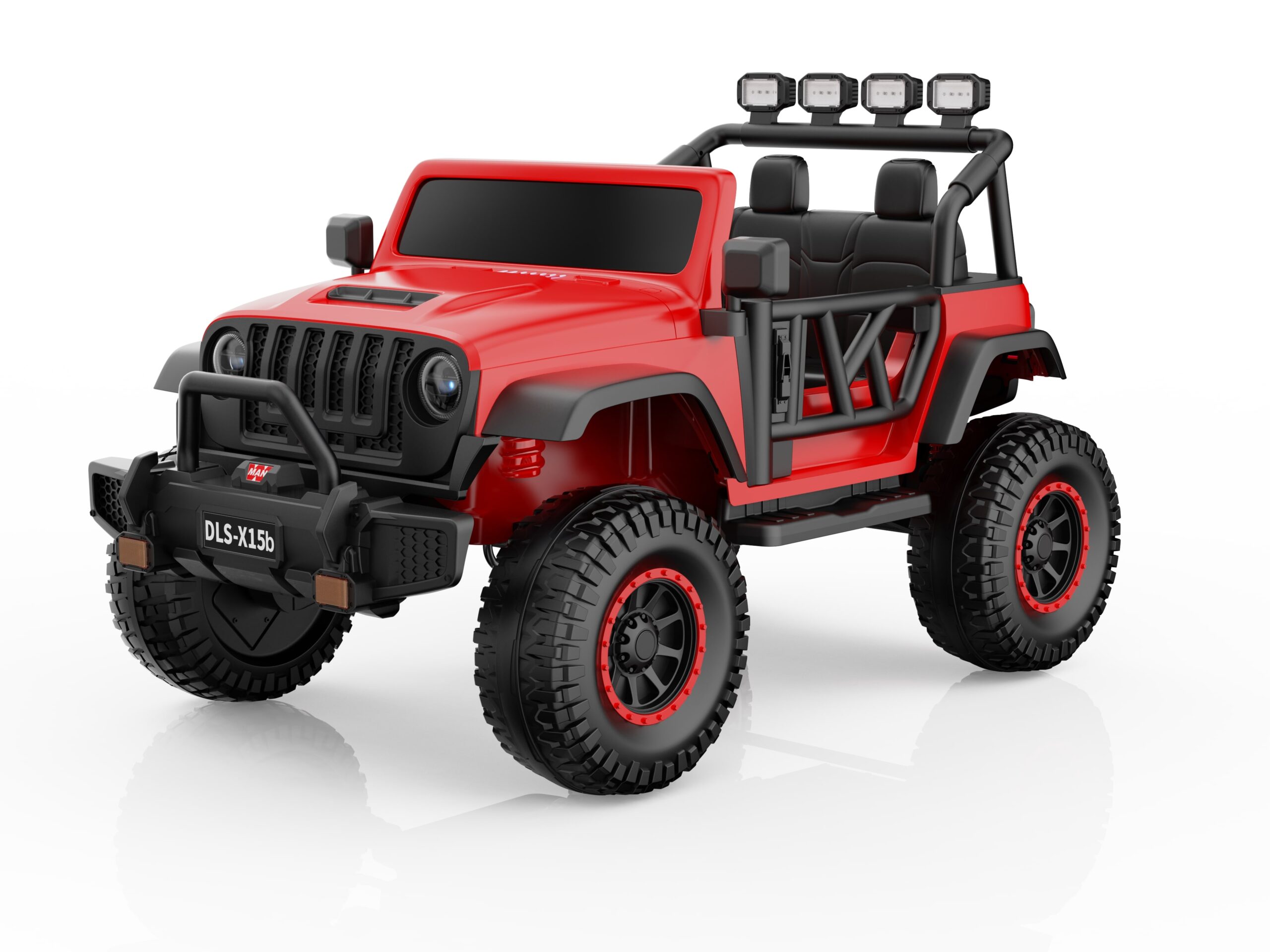 Elektrické autíčko Buggy BIG FOOT 4x4 červené 24V | 800W | 60 kg | EVA | LED | 2