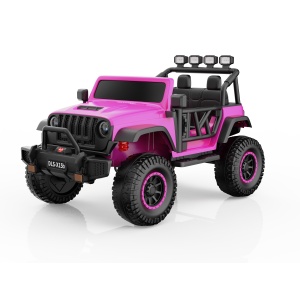 Elektrické autíčko Buggy BIG FOOT 4x4 rúžové 24V | 800W | 60 kg | EVA | LED | 2