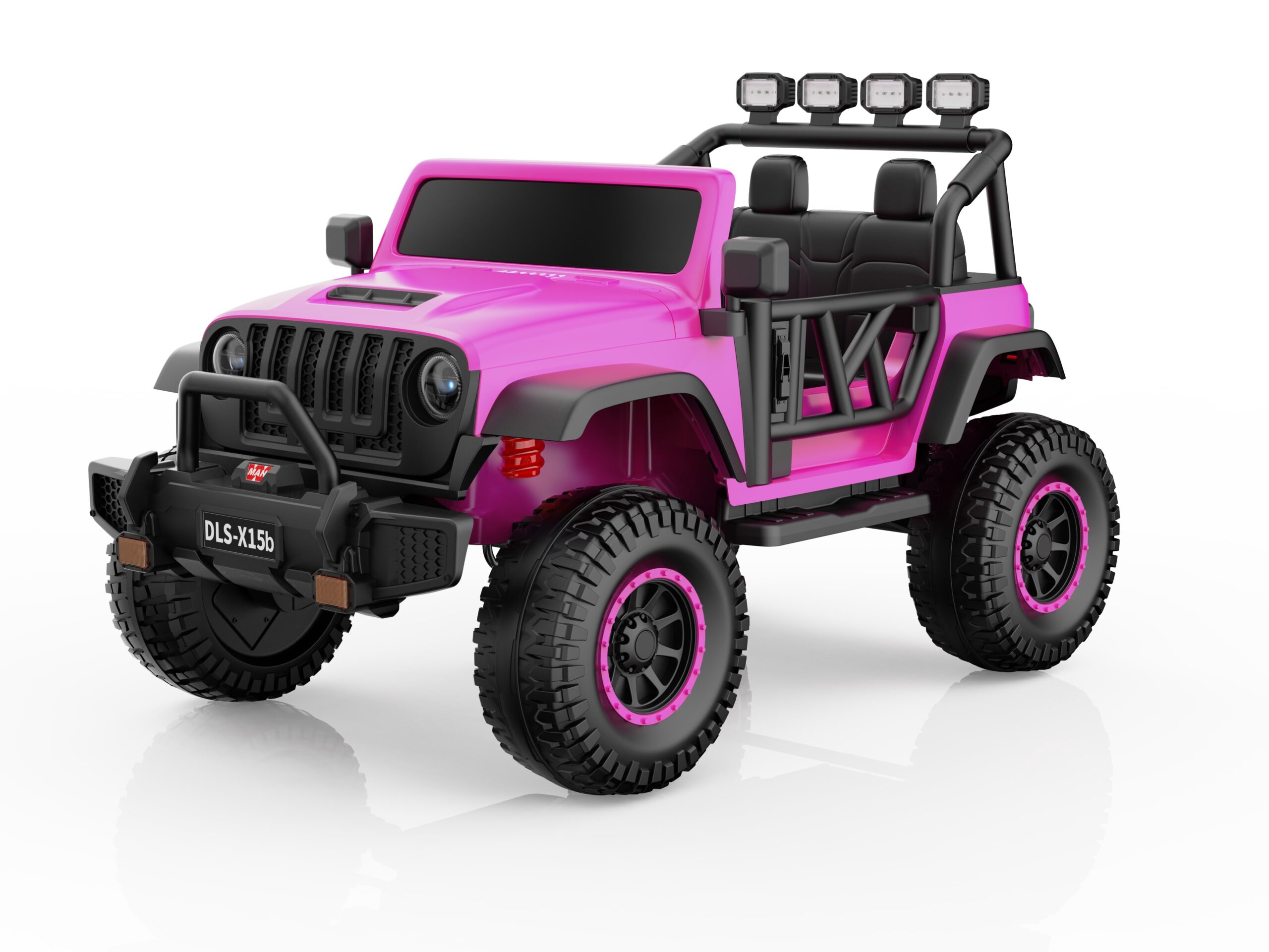 Elektrické autíčko Buggy BIG FOOT 4x4 rúžové 24V | 800W | 60 kg | EVA | LED | 2