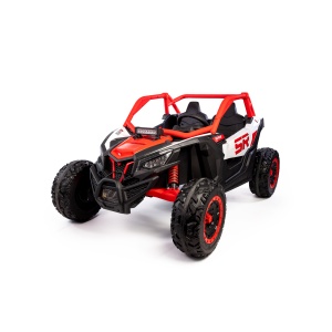 Elektrické autíčko Buggy Bumper 66 červené | 24V | 4x200W | EVA | LED | 2