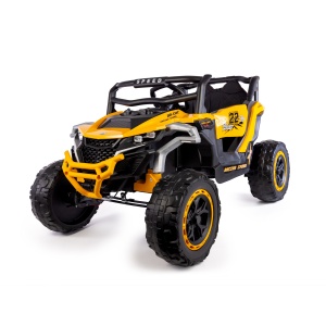 Elektrické autíčko Buggy Racing Speed 22 žluté | 4x4 | 12V10Ah | 180W | EVA | LED | 2
