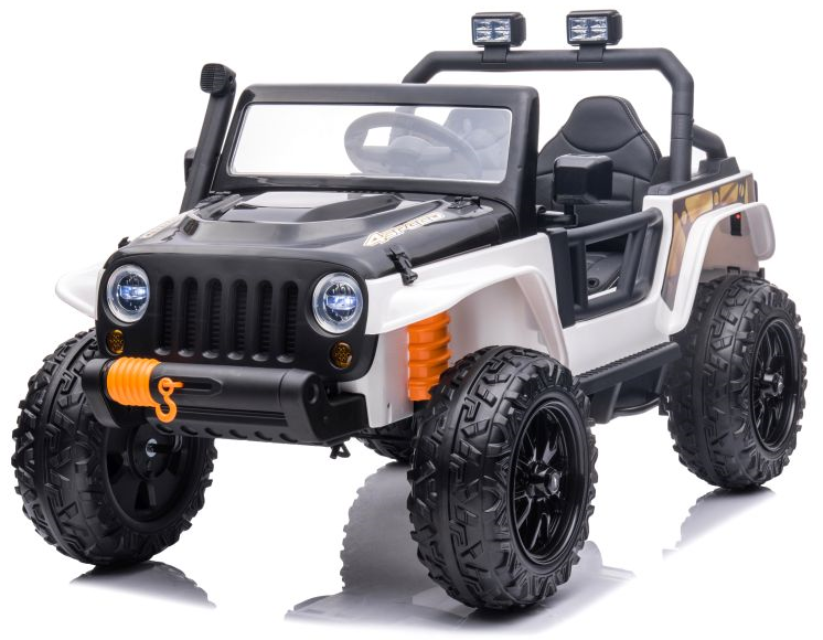 Elektrické autíčko Jeep 4Speed 24V | 4x200W bílé