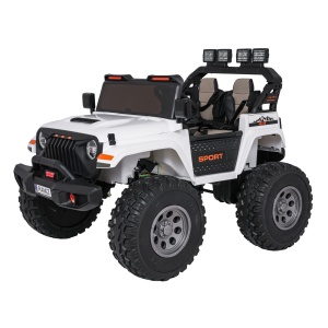 Elektrické autíčko Extreme Sport 4x4 s proměnlivou velikostí bílé