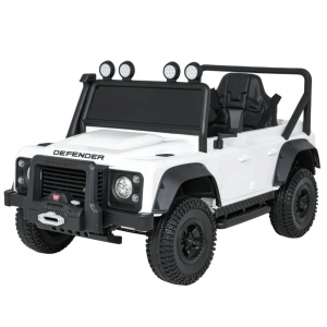Dětské elektrické autíčko Land Rover Defender 110 SVX Concept bílé