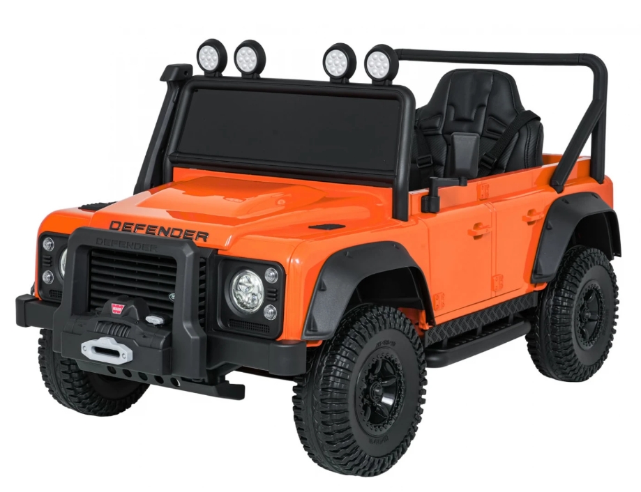 Dětské elektrické autíčko Land Rover Defender 110 SVX Concept oranžové