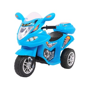 Dětská elektrická motorka skútr modrý