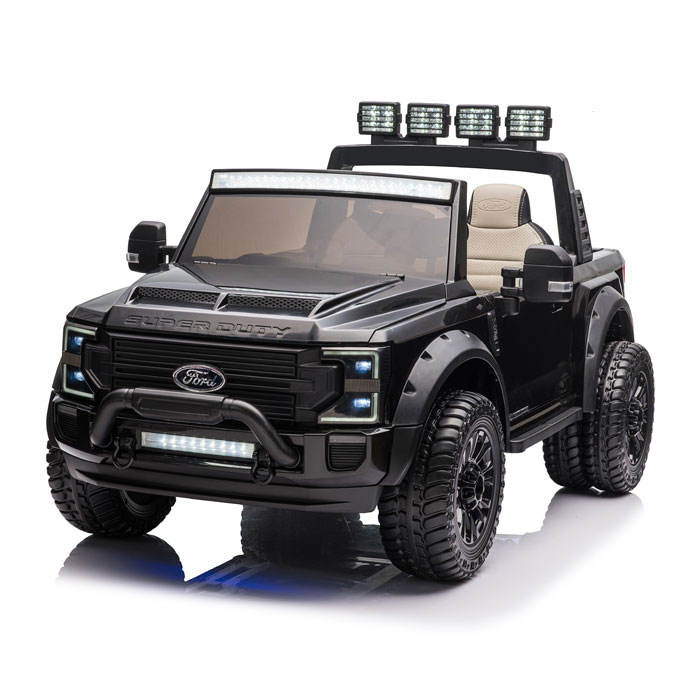 Elektrické autíčko Ford Super Duty 4x4 černé