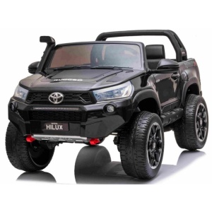Dětské elektrické autíčko Toyota Hilux 2x24V7Ah | 4x200W | 4x4 | pro 2 děti | ECO kůže | EVA kola černé