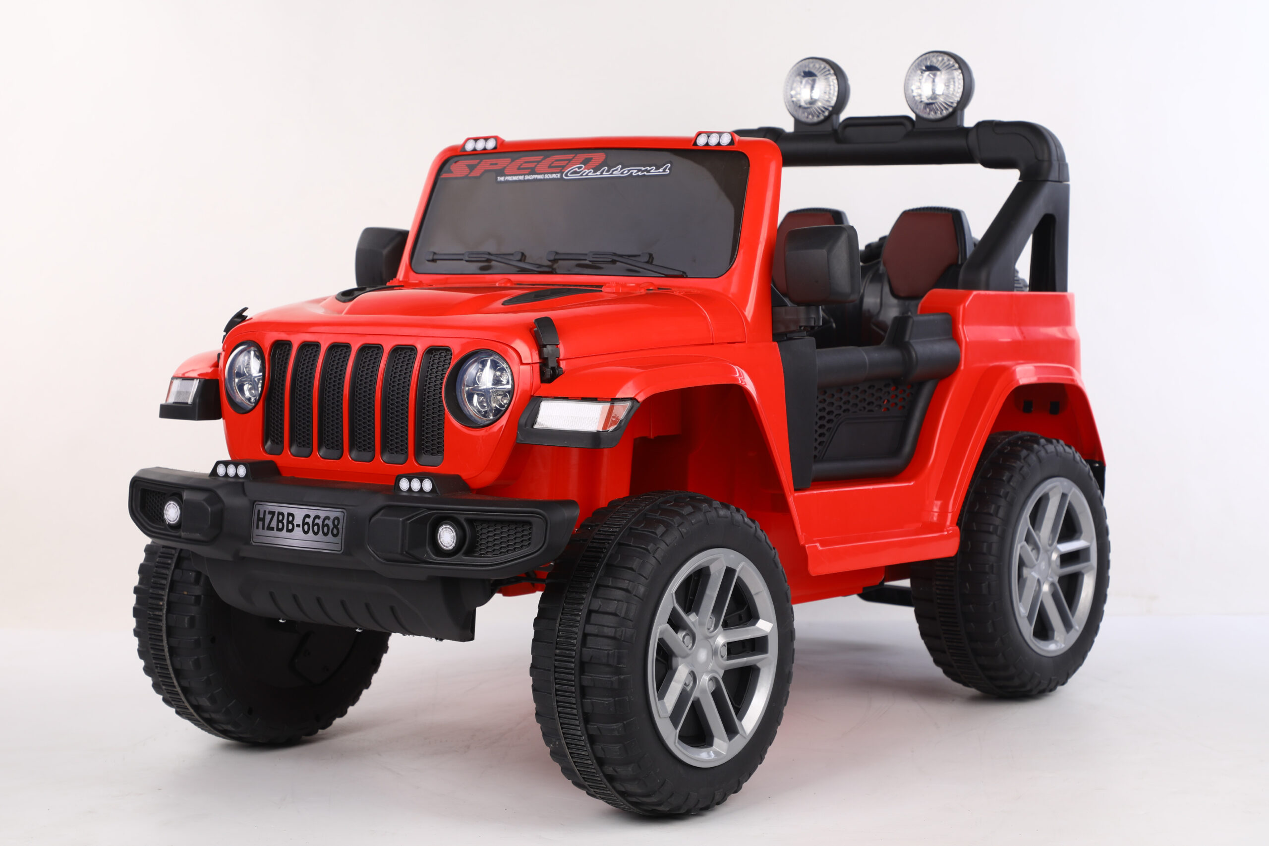 Elektrické autíčko SPEED 2.0 - 4x4 červené | 180W | EVA - Poškozené - S-HZBB6668-RED