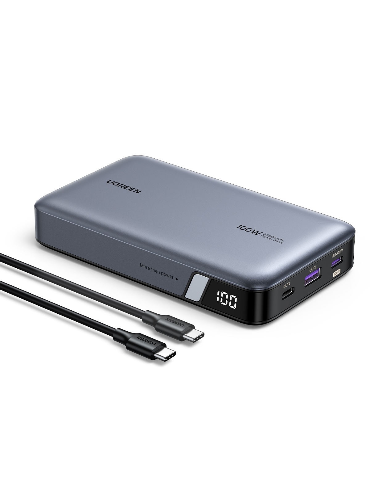 UGREEN Obousměrná Powerbanka s rychlonabíjením - 20000mAh 100W