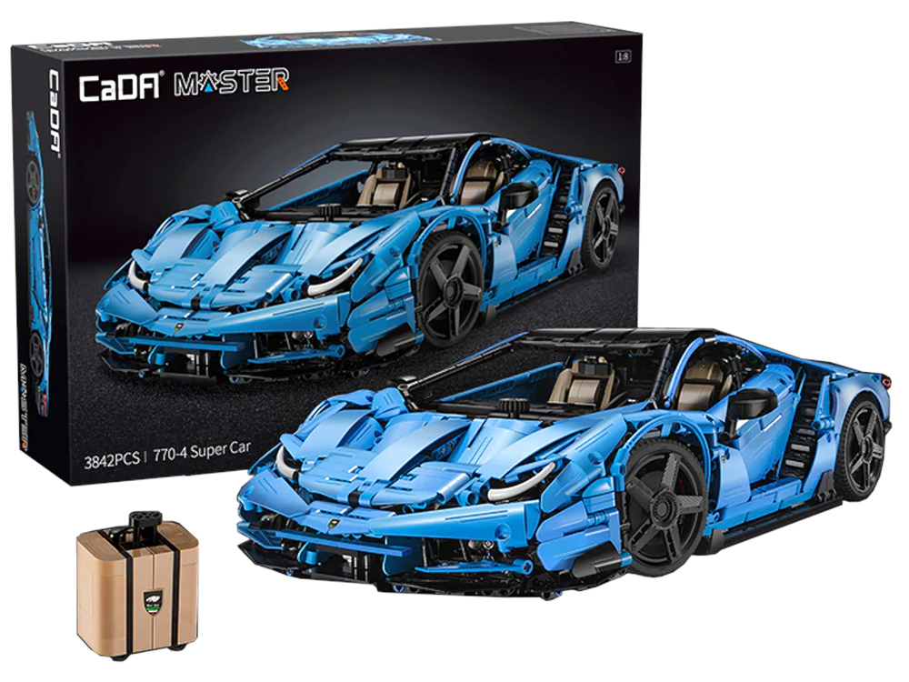 Konstrukční stavebnice závodní auto Master 3842 dílů