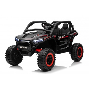 Elektrické autíčko Buggy UTV KCK 4x4 černé 24V | 800W | 50 kg | EVA | LED | 2