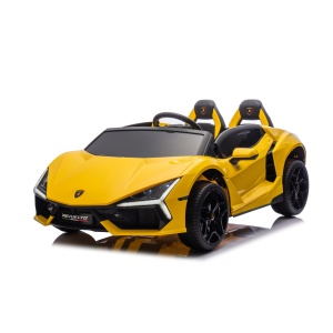 Dětské elektrické auto Lamborghini Revuelto XL STRONG | 14 km/h | 24V 14Ah | 60 kg | žluté