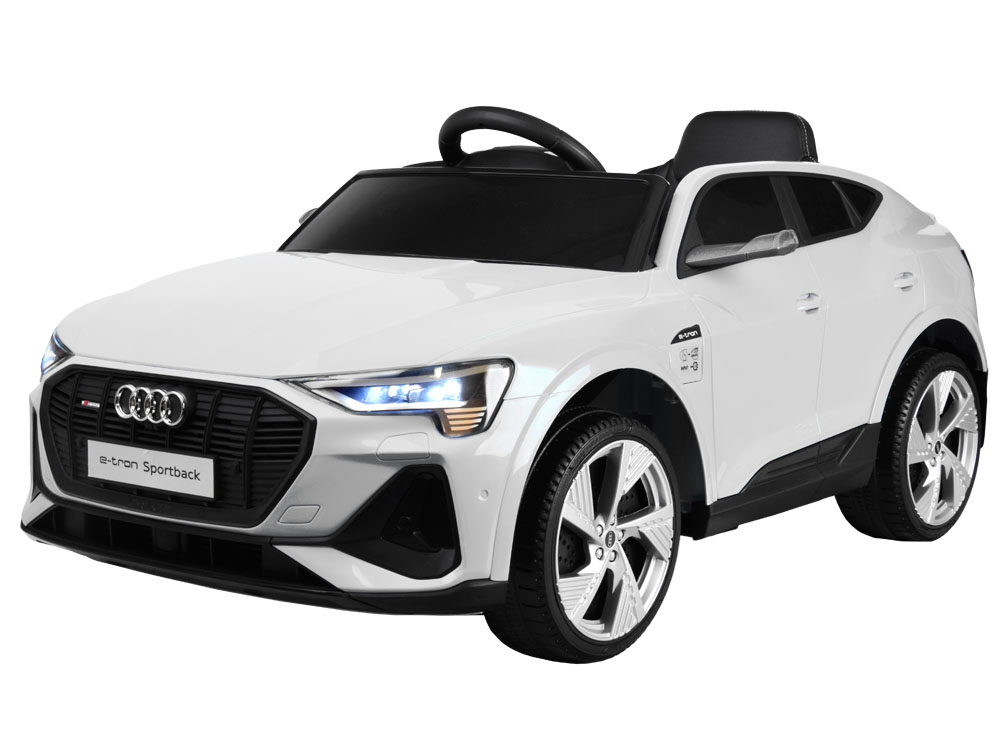Elektrické autíčko Audi E-Tron Sportback 4x4 bílé - Použito - J-PA0286 BI