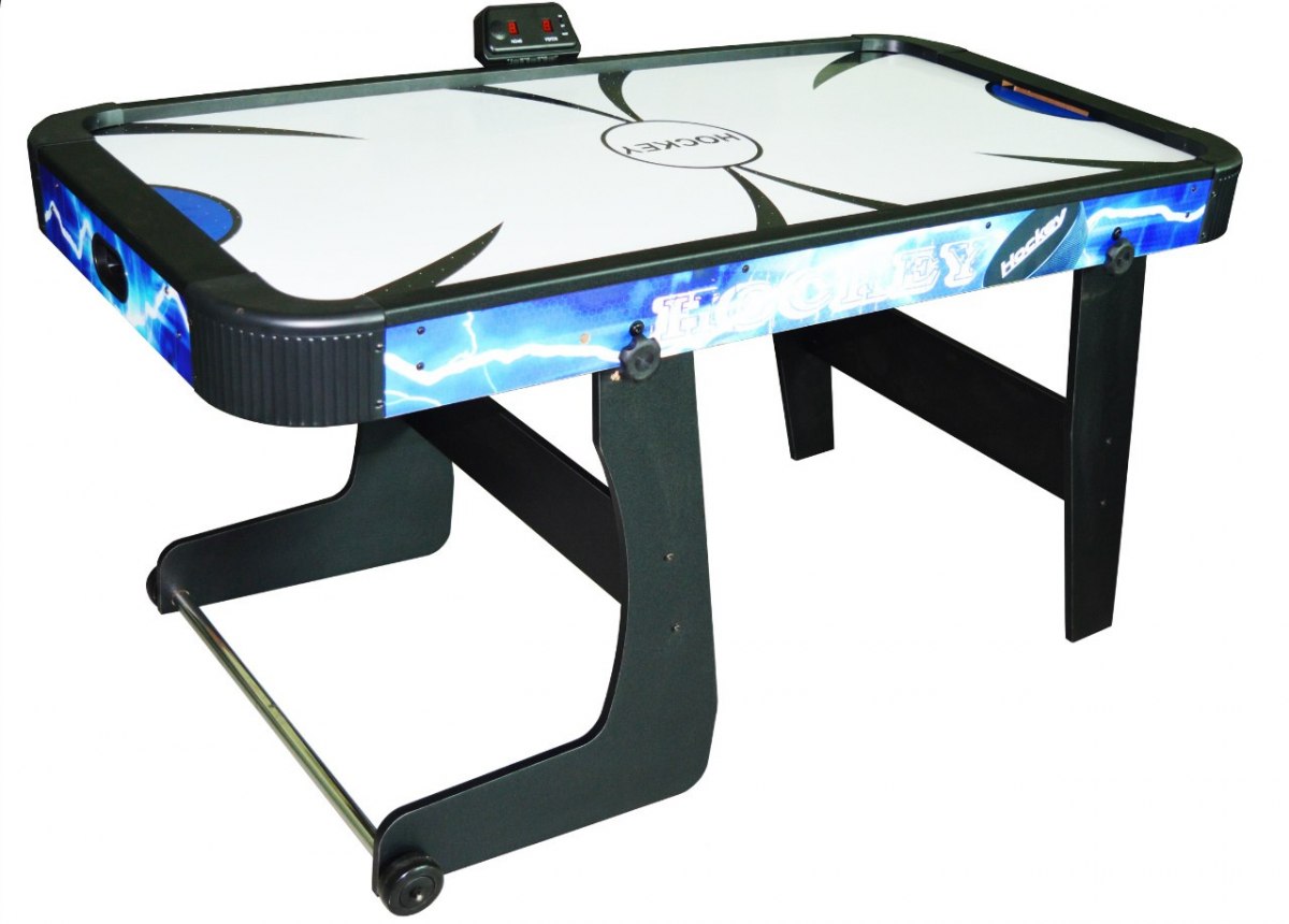 Air Hockey stůl vzdušný lední hokej modrý - Poškozeno - R-H1509
