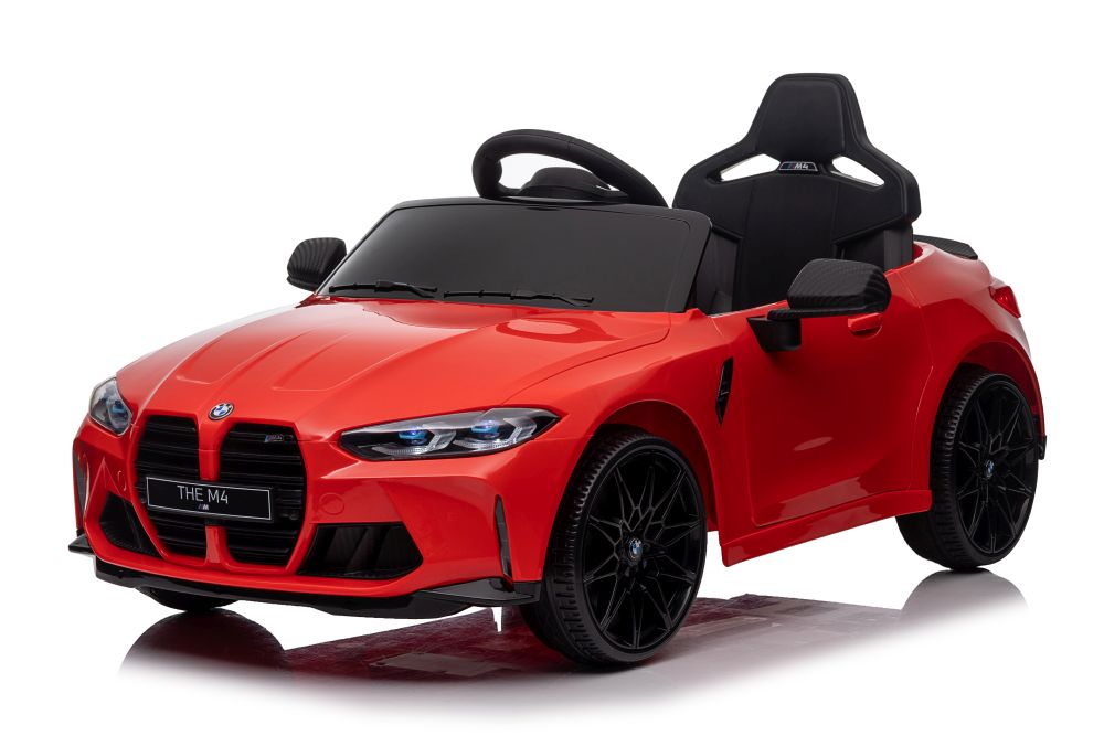 Elektrické autíčko BMW M4 12V červené - Nekompletní - L-16966