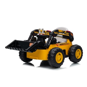 Dětský elektrický nakladač CAR-26A žlutý | 4x4 | RC 2.4Ghz | EKO kůže | 12V10Ah
