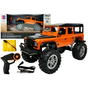 Double E Double E Auto na dálkové ovládání Land Rover Defender 4x4 RC 1:14 oranžové
